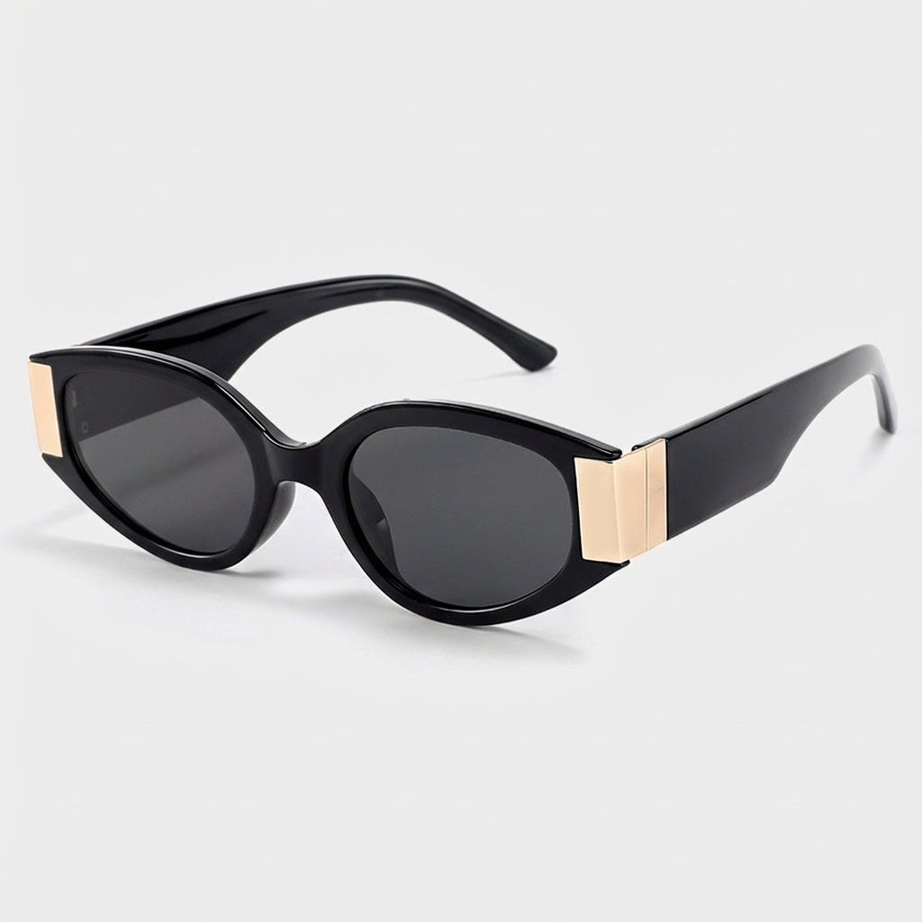 Close-up of VUE TR90 Polarized Cat-Eye Sunglasses frame details