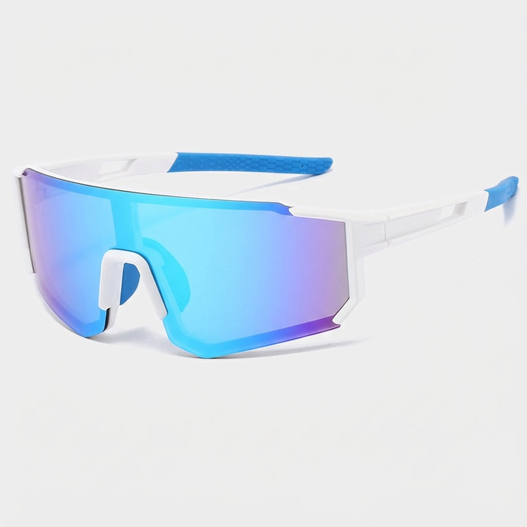 VUE Geometric Square Sunglasses lifestyle image in urban setting