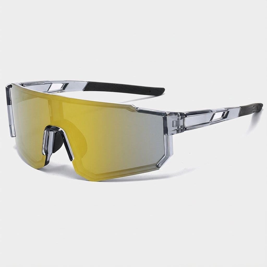 VUE Geometric Square Sunglasses in protective pouch