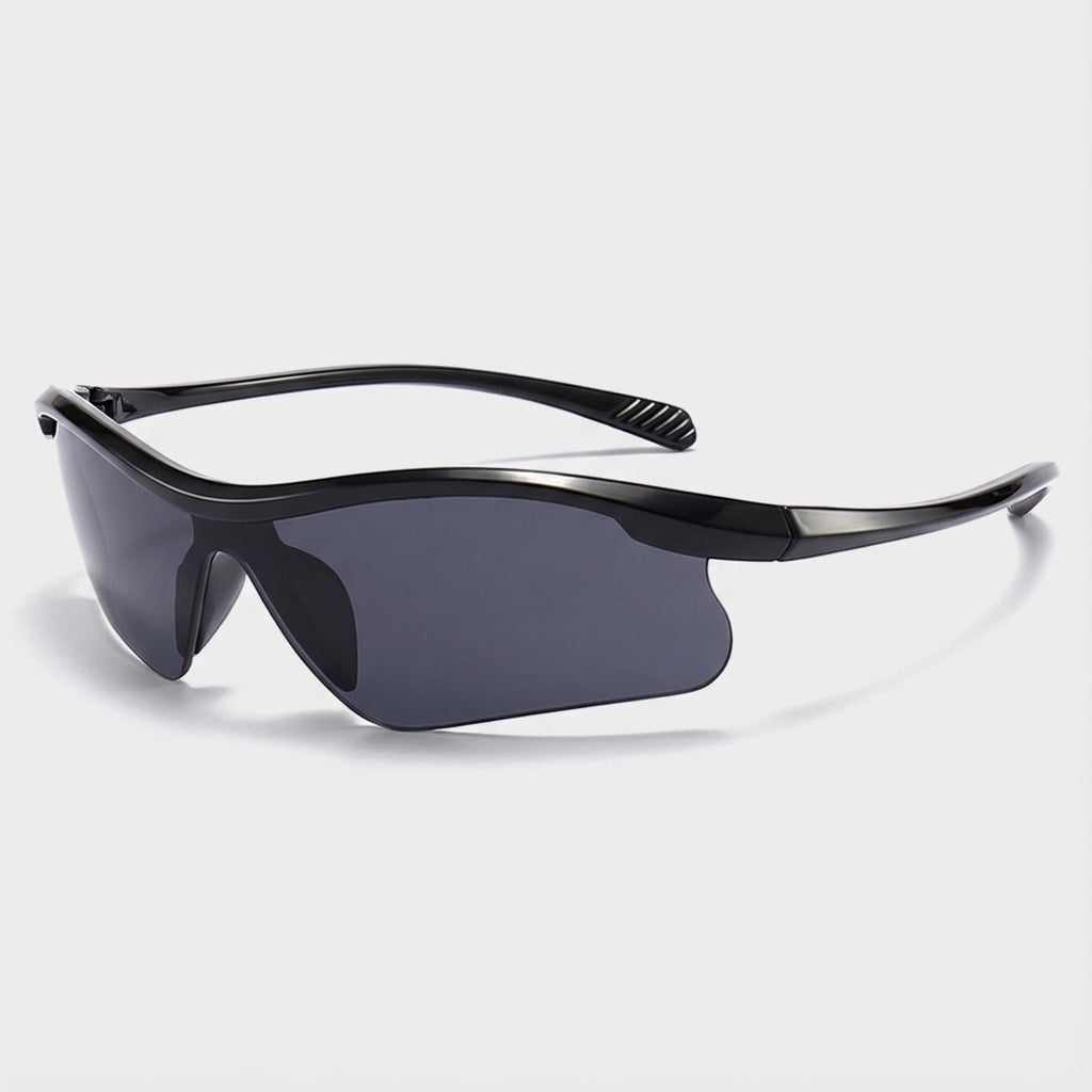 VUE Velocity Geometric Sunglasses close-up of lens