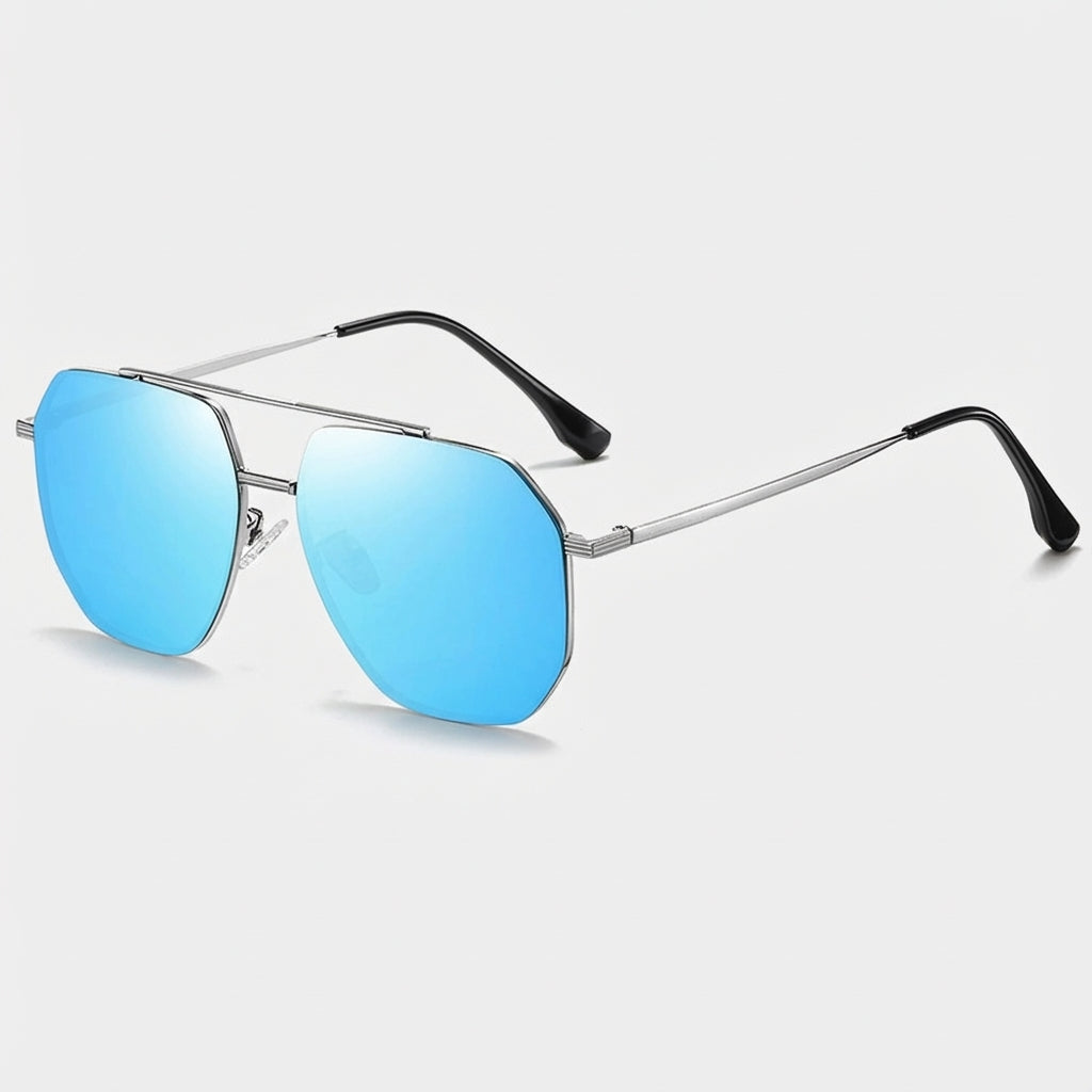 VUE Phantom sunglasses angled view highlighting geometric lens shape
